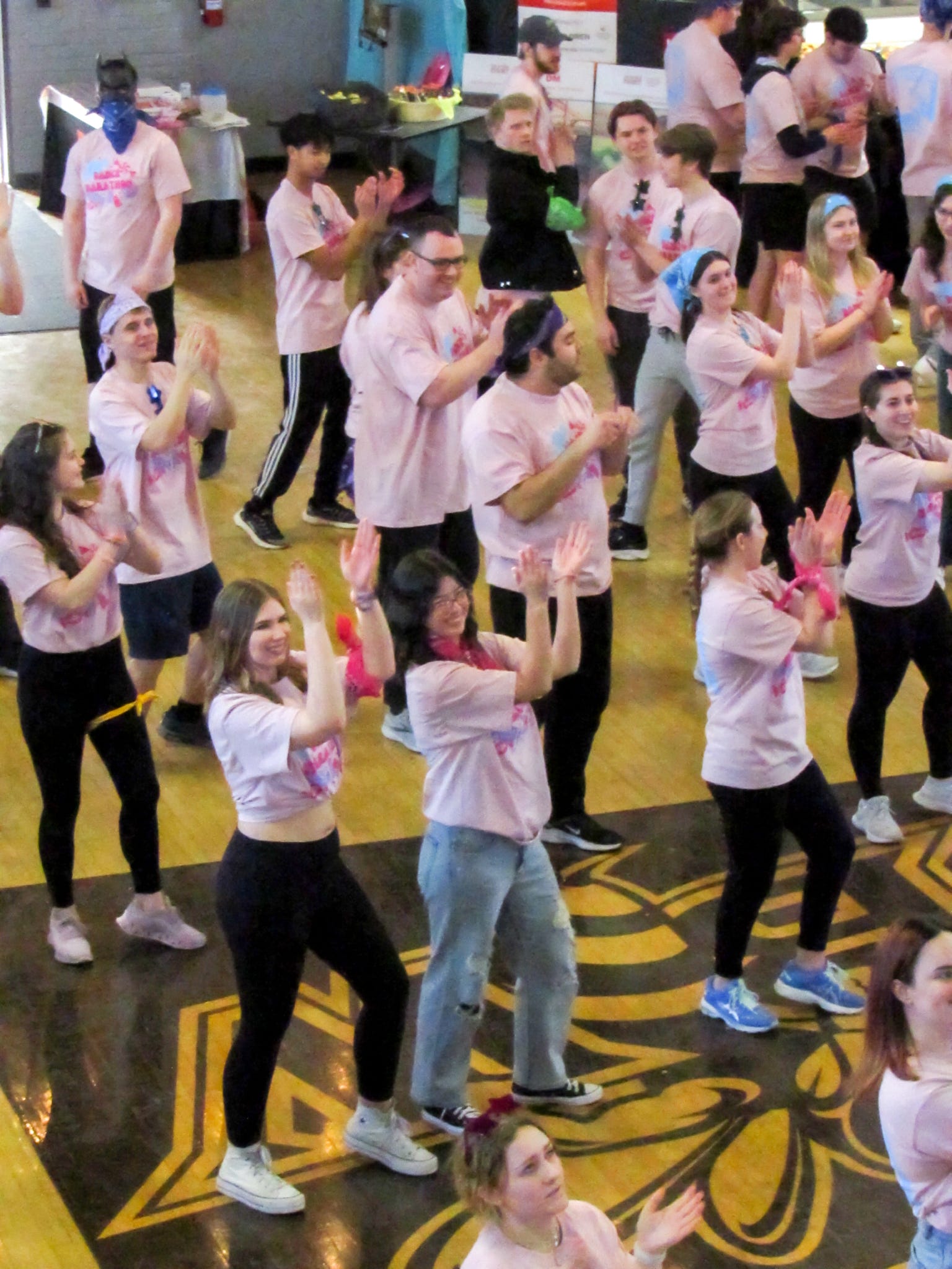 Students at a past Baldwin Wallace Dance Marathon
